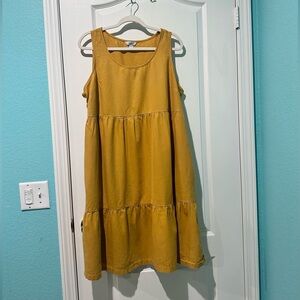 Croft and Barrow Linen Blend Dress size 1X